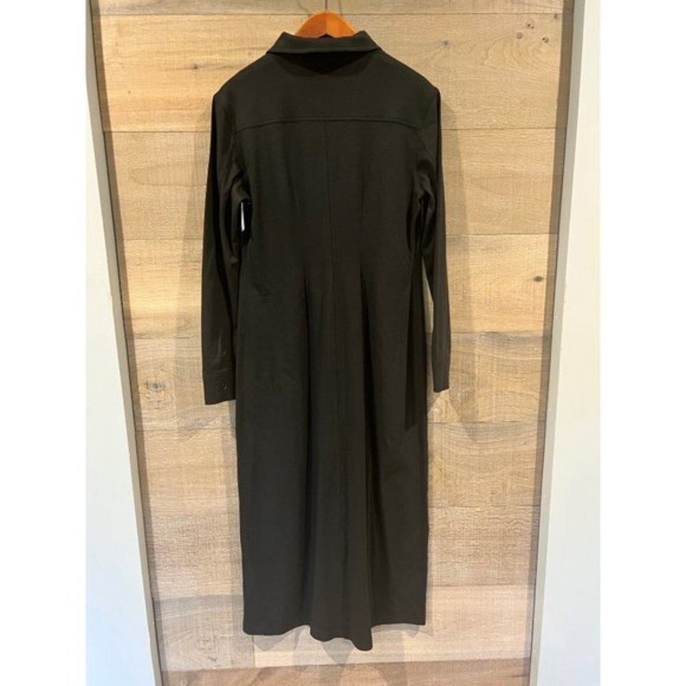 NWOT SAMSØE SAMSØE Cassi Long Sleeve BlackOrganic Cotton Shirtdress SIZE L - Picture 5 of 11